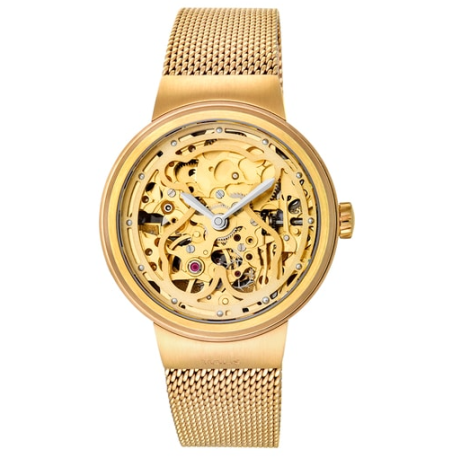 RELOJ TOUS AUTOMÁTICO ROUND EN ACERO IP DORADO 100350665