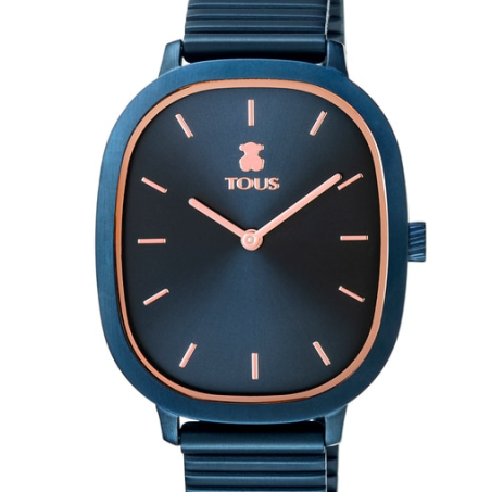 RELOJ TOUS HERITAGE AZUL ROSADO 100350620