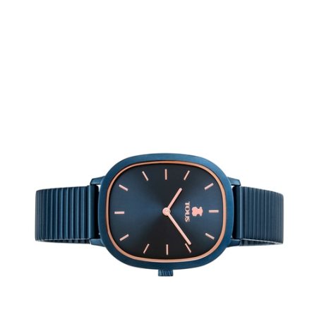 RELOJ TOUS HERITAGE AZUL ROSADO 100350620