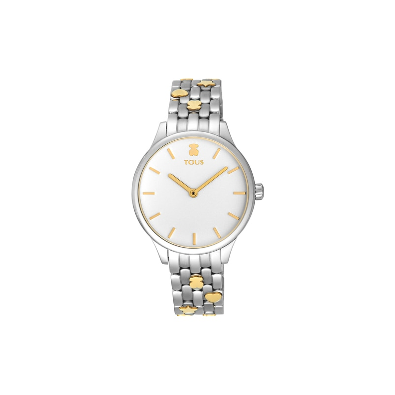 RELOJ TOUS MINI ICON BICOLOR ACERO/IP DORADO 100350650