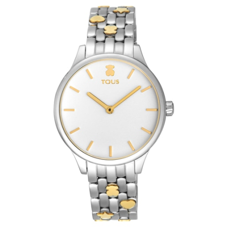 RELOJ TOUS MINI ICON BICOLOR ACERO/IP DORADO 100350650