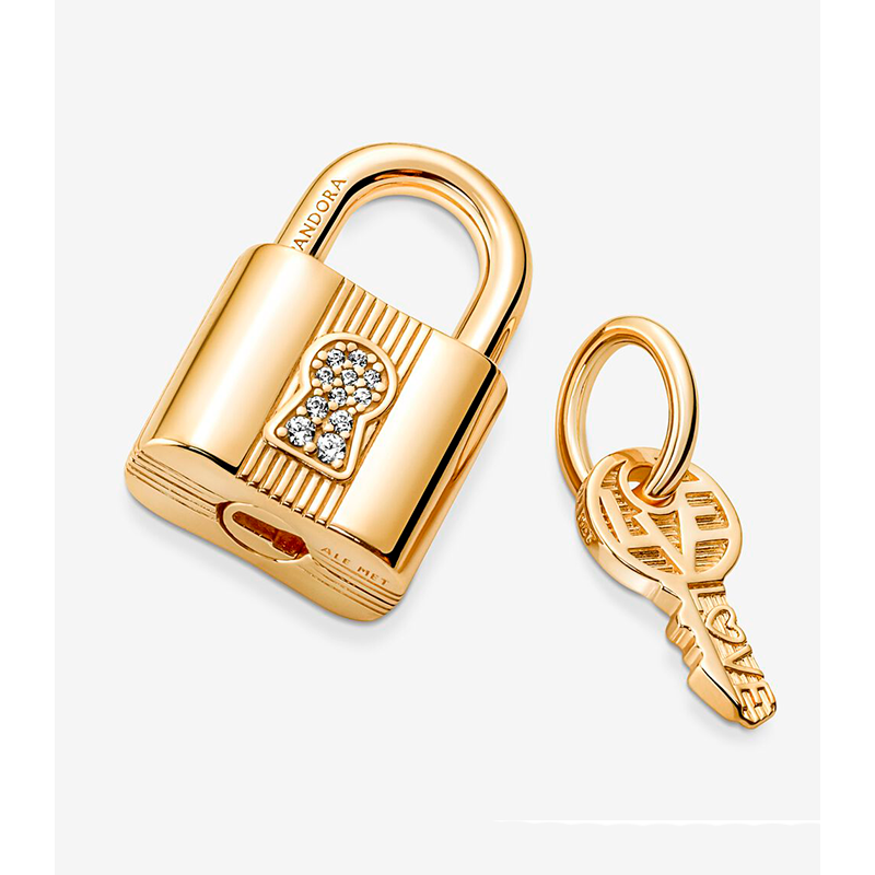 CHARM PANDORA COLGANTE CANDADO Y LLAVE DEL AMOR 760088C01