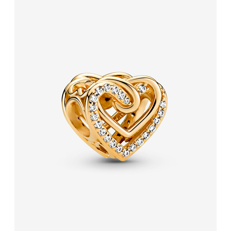 CHARM PANDORA CORAZÓN ENTRELAZADO CON CIRCONITAS 769270C01 CHARM PANDORA CORAZÓN ENTRELAZADO CON CIRCONITAS 769270C01