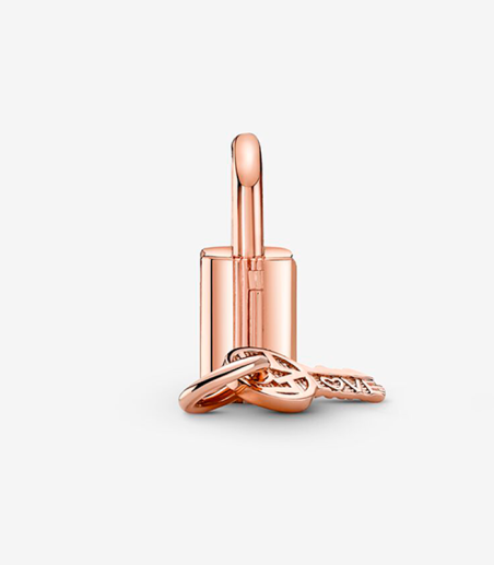 CHARM COLGANTE PANDORA ROSE CANDADO Y LLAVE DEL AMOR 780088C01