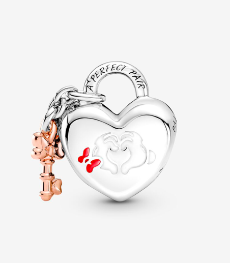 CHARM PANDORA LOVE MICKEY Y MINNIE MOUSE DISNEY 780109C01