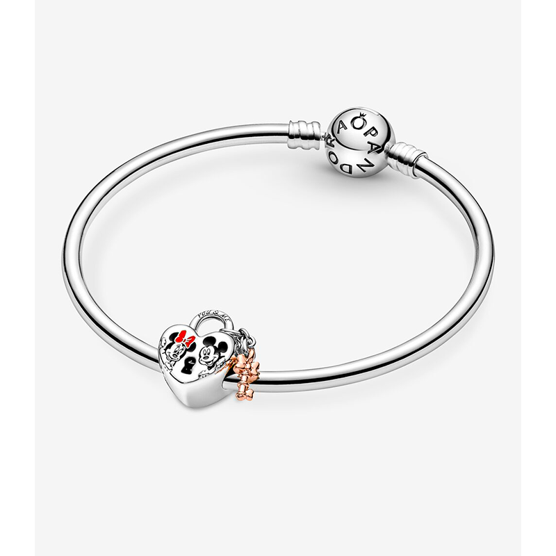 CHARM PANDORA LOVE MICKEY Y MINNIE MOUSE DISNEY 780109C01