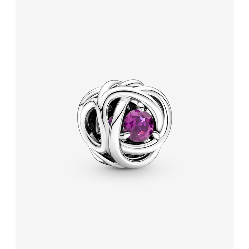 CHARM PANDORA ETERNAL PURPLE CIRCLE 790065C02 CHARM PANDORA ETERNAL PURPLE CIRCLE 790065C02