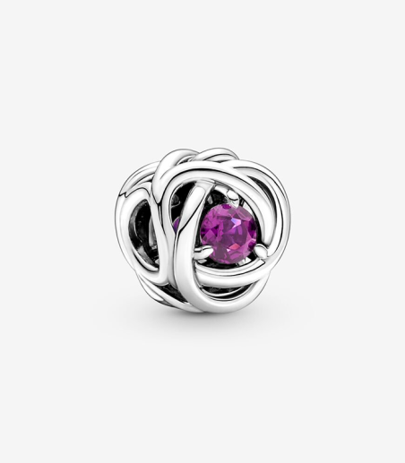 CHARM PANDORA ETERNAL PURPLE CIRCLE 790065C02