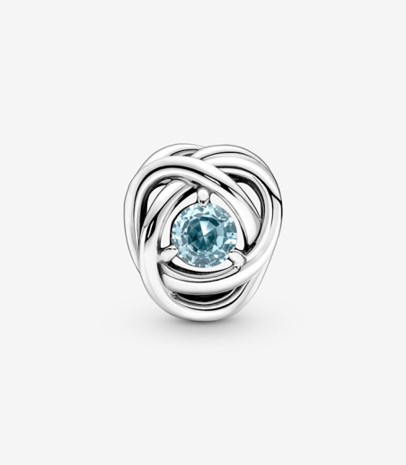 CHARM PANDORA ETERNAL AQUA BLUE CIRCLE 790065C09