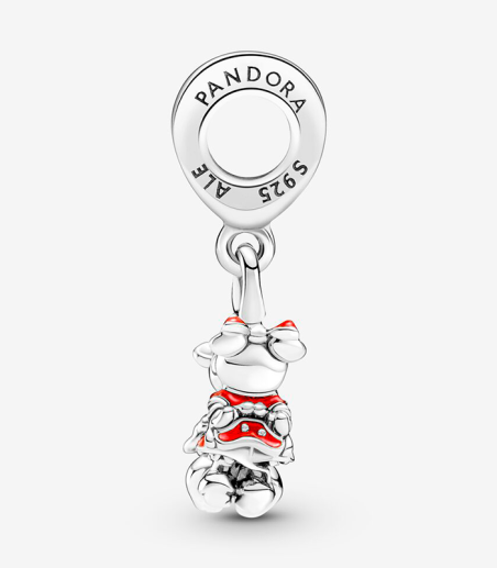 CHARM COLGANTE PANDORA MICKEY Y MINNIE "KISS" 790075C01