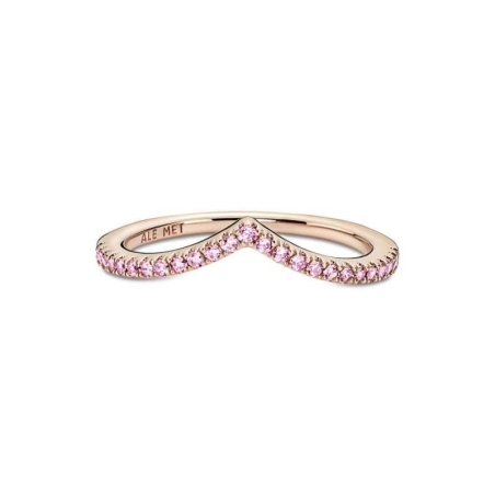 ANILLO PANDORA DESLUMBRANTE ROSE CHEVRON 186316C02