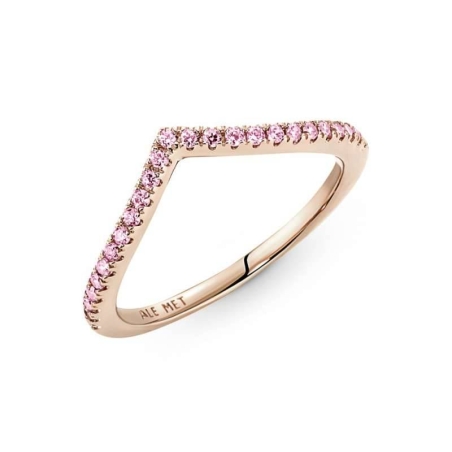 ANILLO PANDORA DESLUMBRANTE ROSE CHEVRON 186316C02