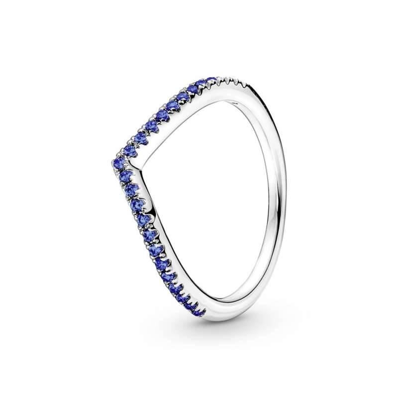 ANILLO PANDORA DESLUMBRANTE GALÓN AZUL 196316C02