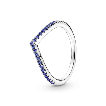 ANILLO PANDORA DESLUMBRANTE GALÓN AZUL 196316C02