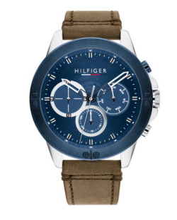 RELOJ TOMMY HILFIGER HARLEY PIEL MARRÓN ACERO 1791895