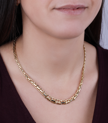 Cadena oro 18k 45cm "Akron"