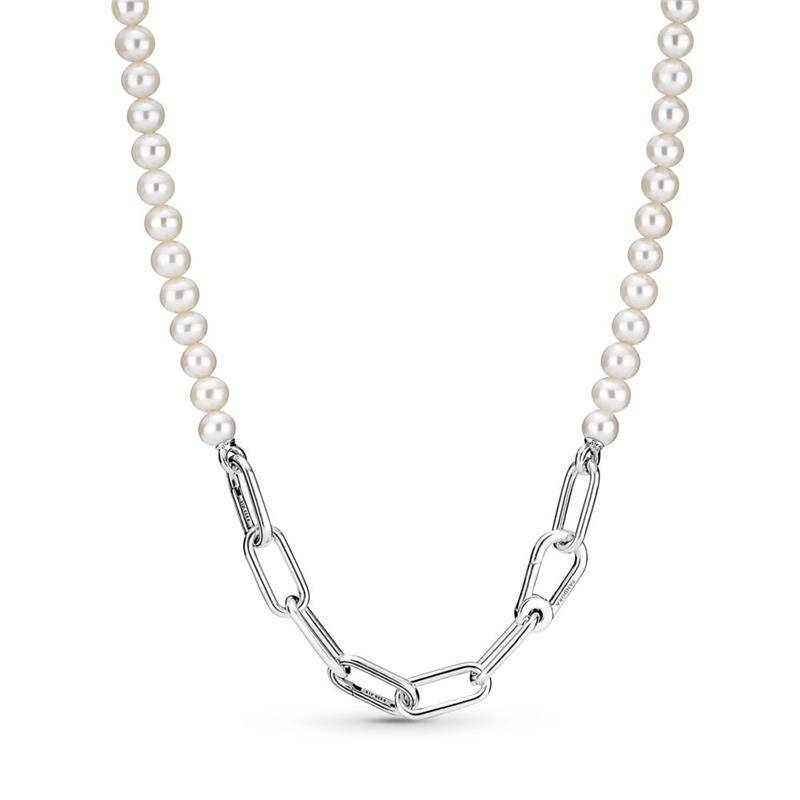 COLLAR PANDORA ME ESLABONES Y PERLAS 399658C01-45 COLLAR PANDORA ME ESLABONES Y PERLAS 399658C01-45