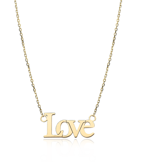 Gargantilla Oro 18k Love "Durham"