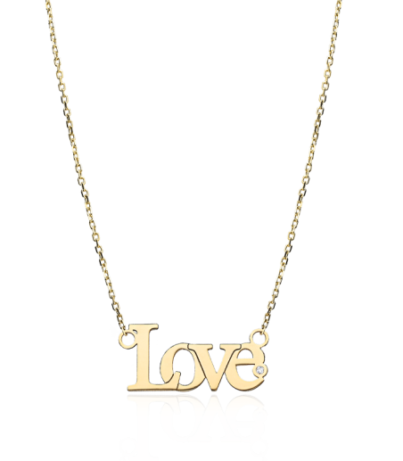 GARGANTILLA LOVE "DURHAM" DIAMANTE Y ORO 18K