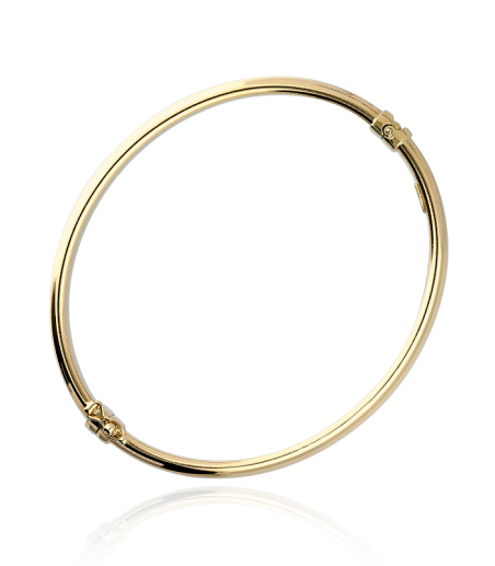 PULSERA "HUNTSVILLE" MEDIA CAÑA ORO 18K