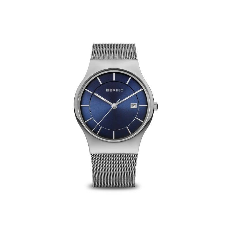 RELOJ BERING CLASSIC PLATA CEPILLADO 11938-003 RELOJ BERING CLASSIC PLATA CEPILLADO 11938-003
