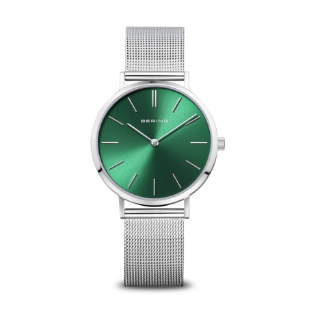 RELOJ BERING CLASSIC VERDE ACERO 14134-008