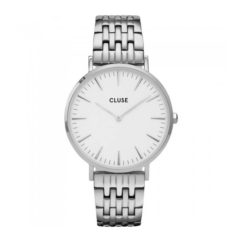 RELOJ CLUSE BOHO CHIC ACERO BLANCO COLOR PLATA CW0101201023