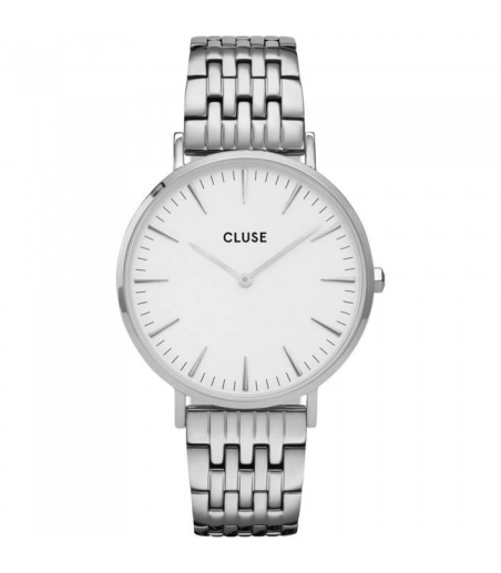 RELOJ CLUSE BOHO CHIC ACERO BLANCO COLOR PLATA CW0101201023