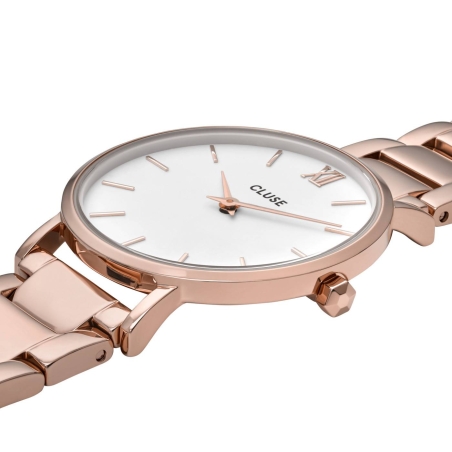 RELOJ CLUSE MINUIT ACERO COLOR ORO ROSA CW0101203027