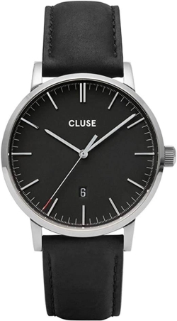 RELOJ CLUSE CORREA PIEL NEGRA HOMBRE CW0101501001