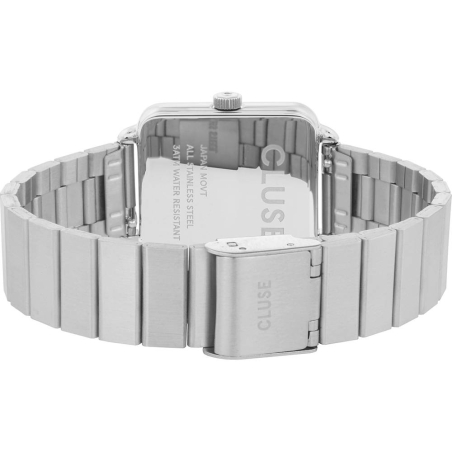 RELOJ CLUSE TÉTRAGONE ACERO BLANCO COLOR PLATA CL60022S