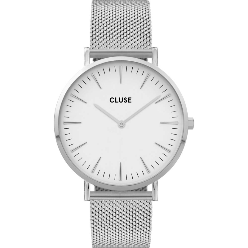 RELOJ CLUSE LA BOHÉME MESH PLATEADO MUJER CW0101201002