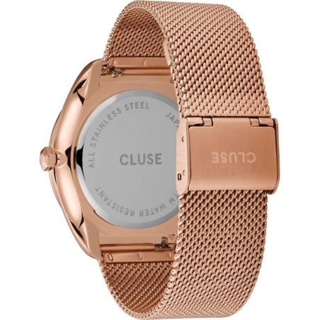 RELOJ CLUSE MALLA FÉROCE BLANCO COLOR ORO ROSA CW0101212002