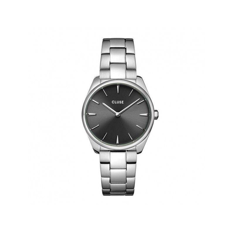 RELOJ CLUSE FÉROCE PETTITE ACERO GRIS OSCURO CW11202