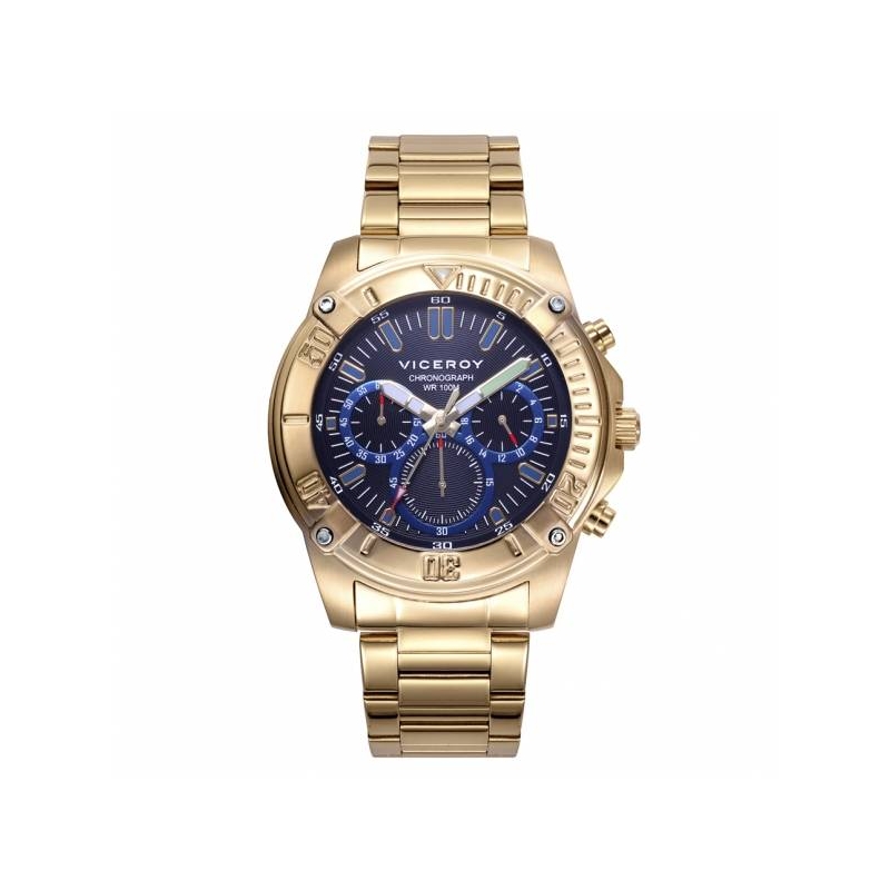 RELOJ VICEROY HEAT ACERO DORADO HOMBRE 401255-97