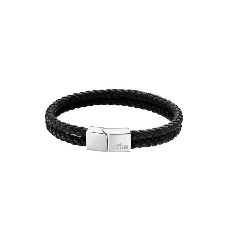 Lotus STYLE Bracciale LS2011-2/1 Men Basic Pelle 208.00 mm Uomo, Única, Pelle, Nessuna pietra preziosa