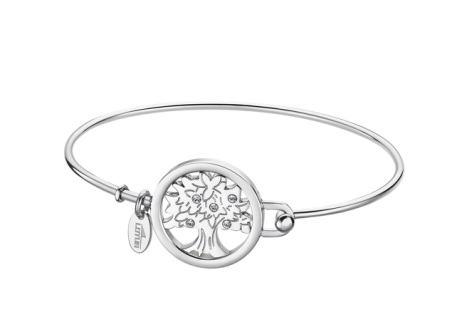 PULSERA LOTUS TRÉBOL STYLE MILLENNIAL ACERO MUJER LS2014-2/1