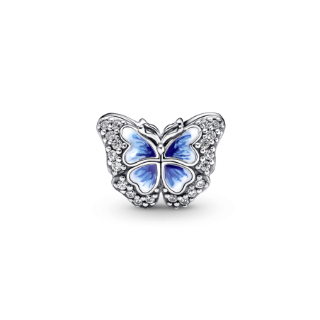 CHARM PANDORA PLATA DE LEY MARIPOSA AZUL BRILLANTE 790761C01