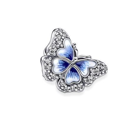 CHARM PANDORA PLATA DE LEY MARIPOSA AZUL BRILLANTE 790761C01