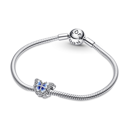 CHARM PANDORA PLATA DE LEY MARIPOSA AZUL BRILLANTE 790761C01