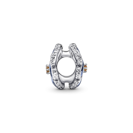 CHARM PANDORA PLATA DE LEY FLOR PENSAMIENTO AZUL 790777C02