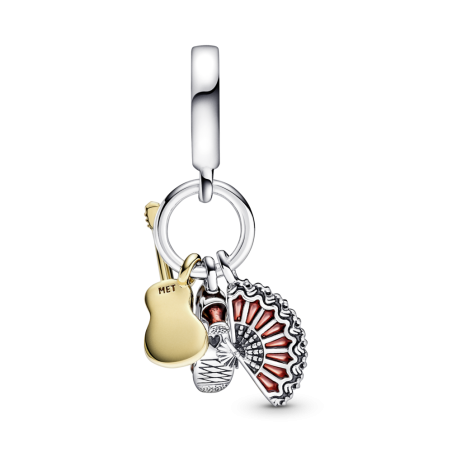 CHARM PANDORA GUITARRA ESPAÑOLA, ZAPATO FLAMENCO & ABANICO 760765C01