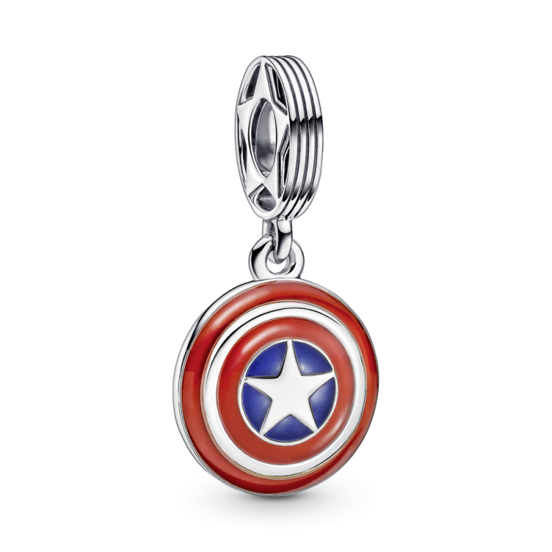 CHARM PANDORA ESCUDO CAPITAN AMERICA LOS VENGADORES MARVEL 790780C01 CHARM PANDORA ESCUDO CAPITAN AMERICA LOS VENGADORES MARVEL 790780C01