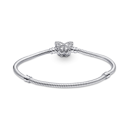 PULSERA PANDORA MOMENTS EN PLATA DE LEY CIERRE MARIPOSA 590782C01