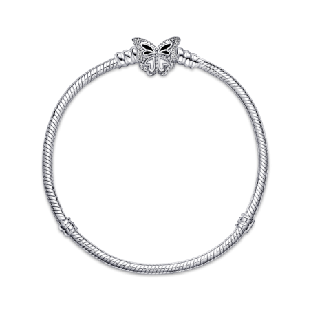 PULSERA PANDORA MOMENTS EN PLATA DE LEY CIERRE MARIPOSA 590782C01