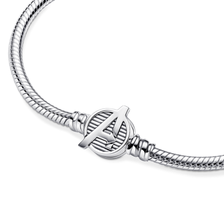 PULSERA PANDORA MOMENTS CIERRE LOGO LOS VENGADORES MARVEL 590784C00