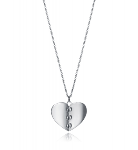 COLLAR VICEROY PLATA DE LEY CORAZON 61065C100-36