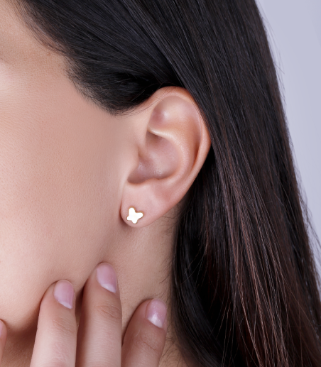 PENDIENTES "AURORA FLY" ORO 18K