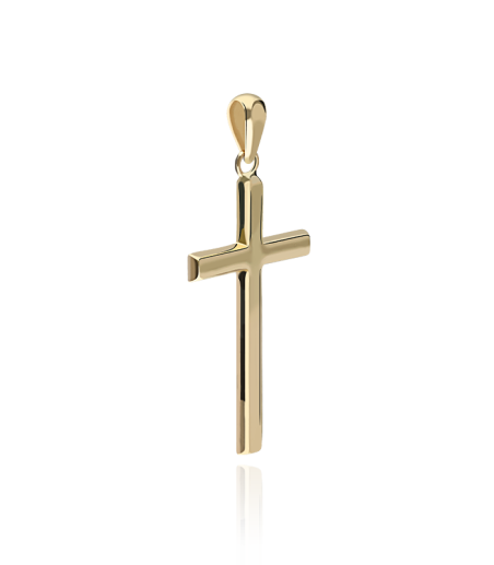 Colgante Cruz Oro 18k "Soft"