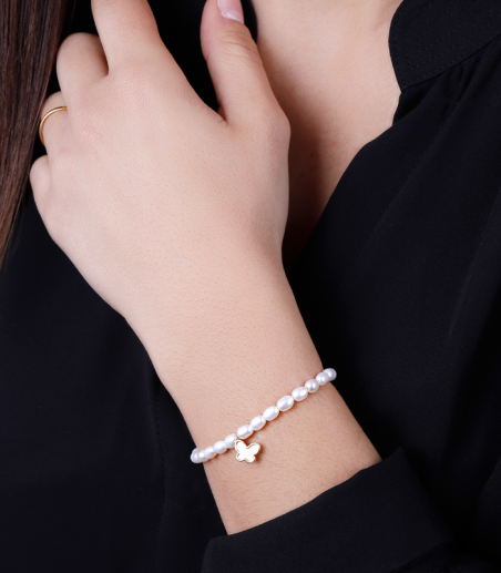 Pulsera Oro 18k y Perlas Cultivadas "Nácre"